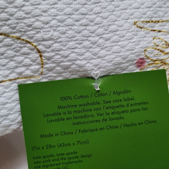 Kate Spade New York 2 kitchen towels Christmas - Picture 5 of 5